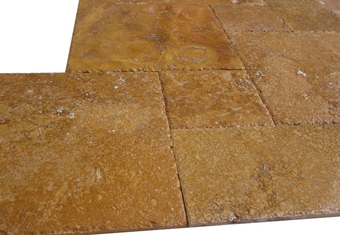 Antique Pattern Travertine Flooring Tiles 2