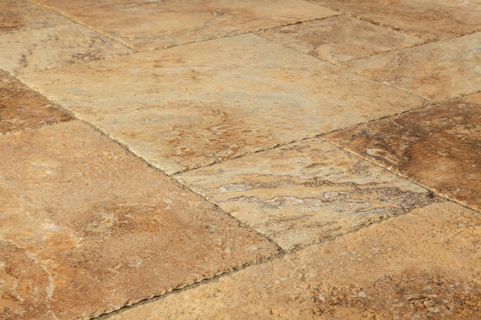 Antique Pattern Travertine Flooring Tiles 4