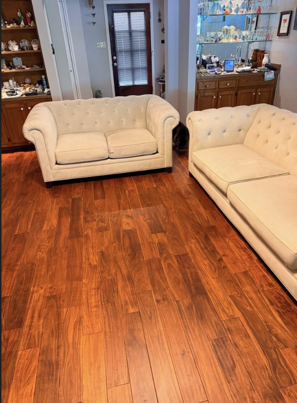 Acacia Flooring installed in a living space