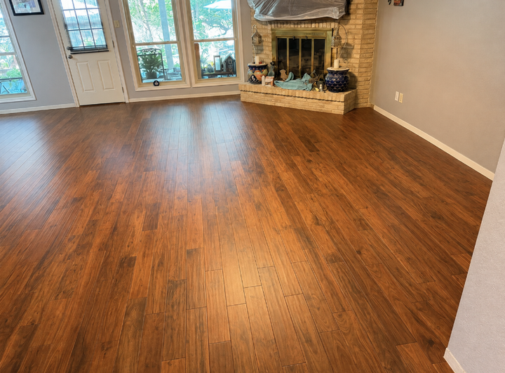 Acacia Engineered Hardwood Flooring — 3mm Acacia Handscraped Cognac