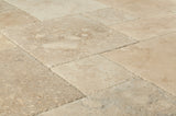 Antique Pattern Travertine Flooring Tiles in Mina Rustic