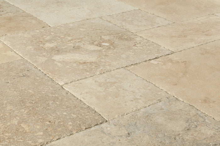 Antique Pattern Travertine Flooring Tiles 1