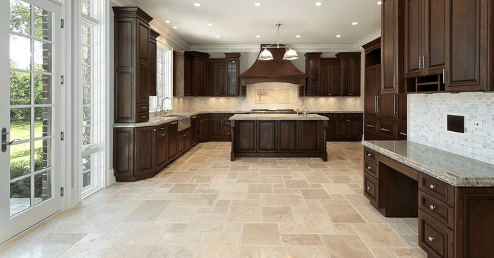 Antique Pattern Travertine Flooring Tiles 3