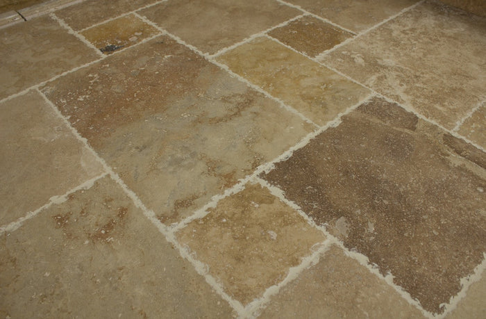 Antique Pattern Travertine Flooring Tiles 2
