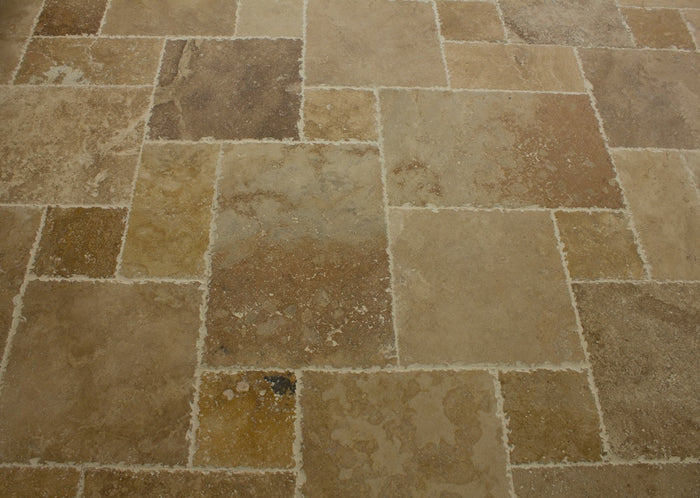 Antique Pattern Travertine Flooring Tiles 5