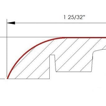 Laminate Moldings - 12mm Tigerwood Collection - Siberian Tigerwood in Reducer
