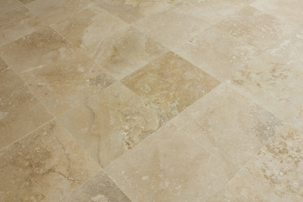 Honed and Filled Travertine 12 x 12 Flooring Tiles