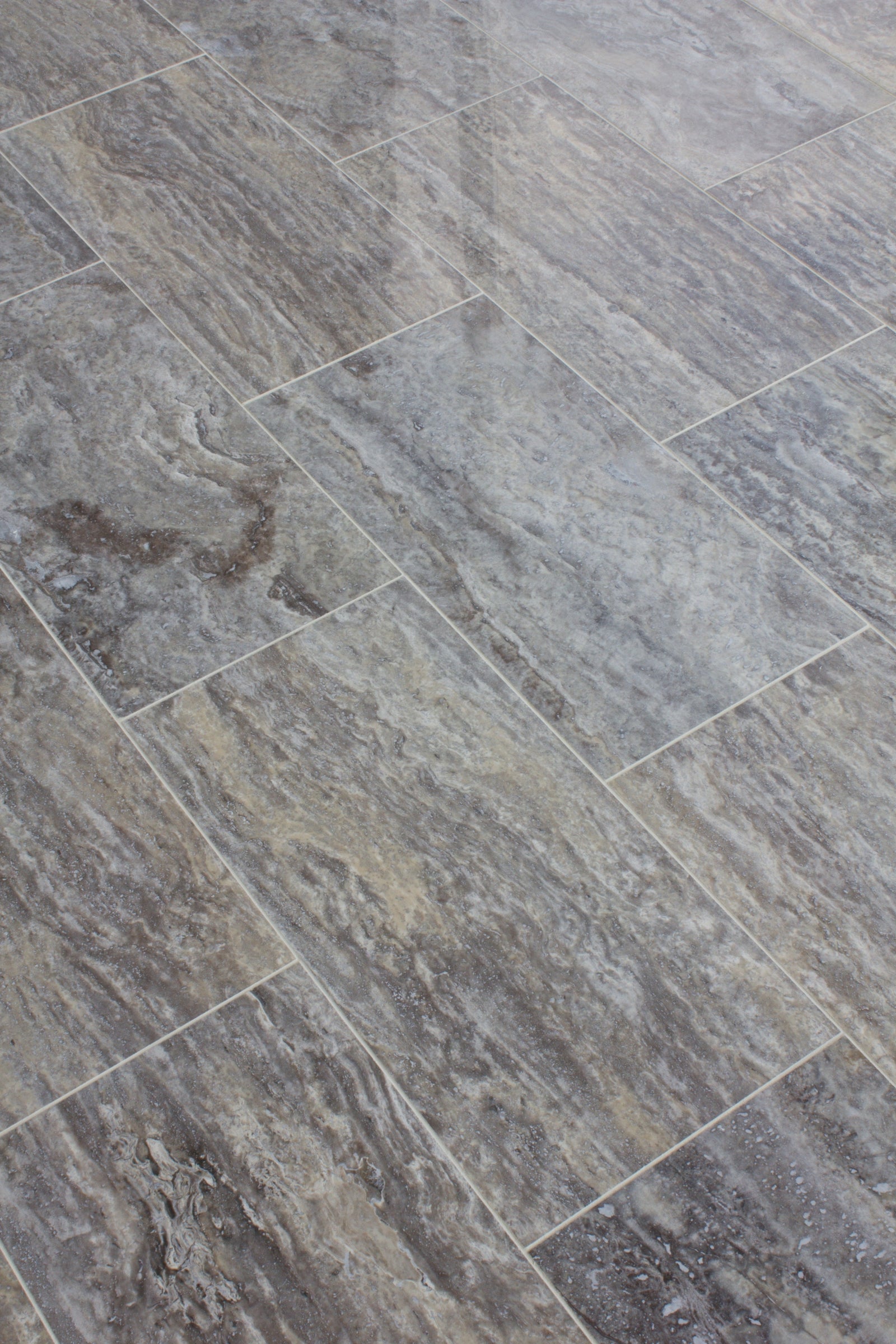 Vein Cut Polished 24 x 12 Travertine Stone Flooring Tiles
