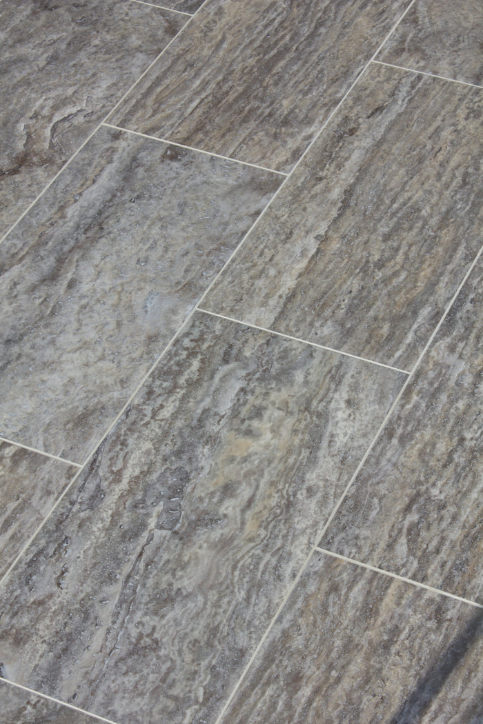 Vein Cut Polished 24 x 12 Travertine Stone Flooring Tiles 2