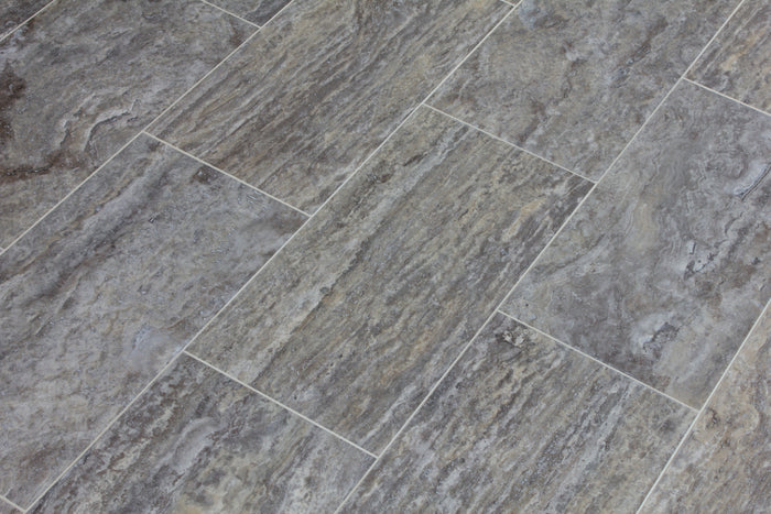 Vein Cut Polished 24 x 12 Travertine Stone Flooring Tiles 3