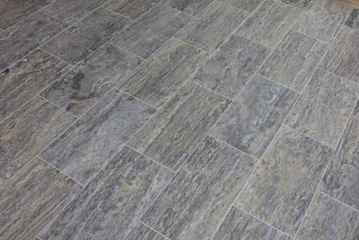 Vein Cut Polished 24 x 12 Travertine Stone Flooring Tiles 4