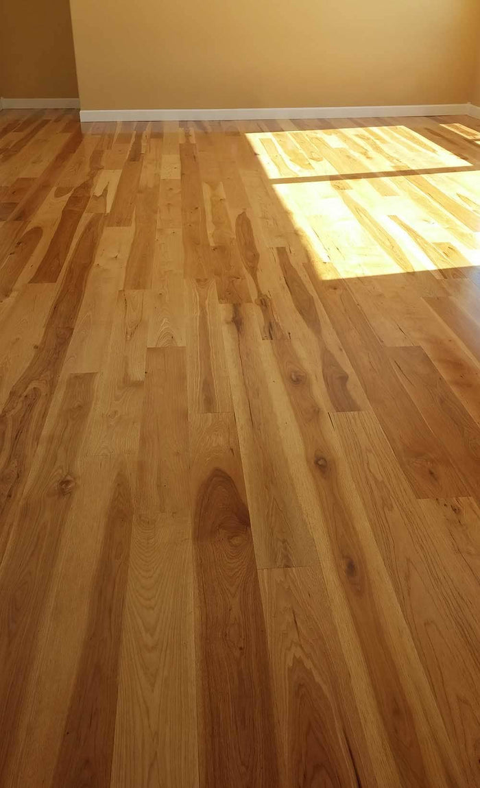 Hickory Unfinished Solid Hardwood Flooring 4
