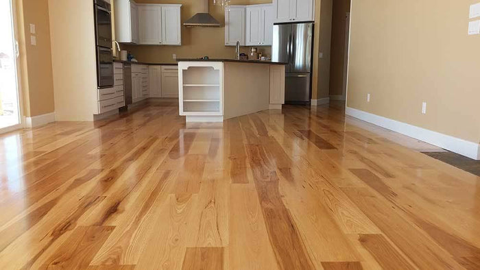 Hickory Unfinished Solid Hardwood Flooring 5