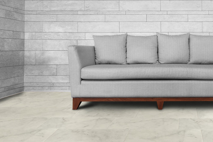 Turkish Carrara White Polished Marble Tiles 3