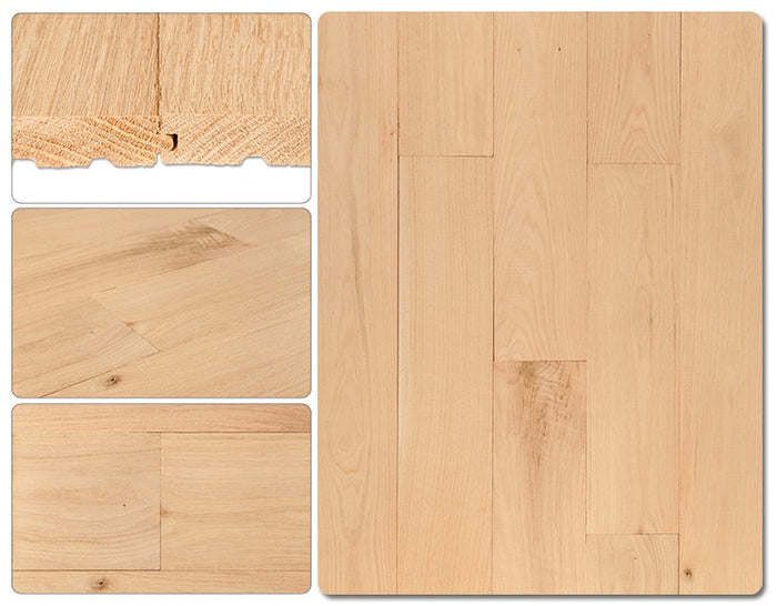 Tungston Unfinished Oak Solid Hardwood Flooring 5