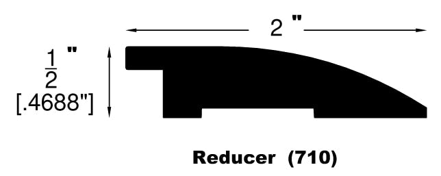 Engineered Hardwood Moldings - Handscraped Hickory - Natural