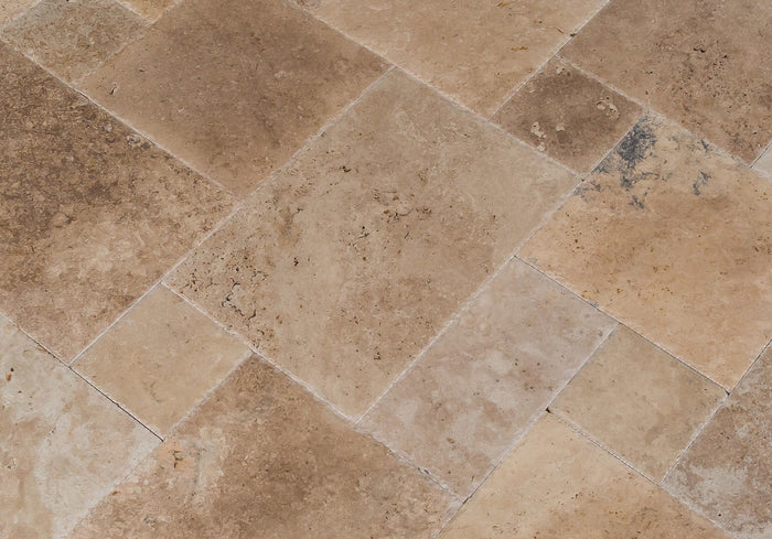 Antique Pattern Travertine Flooring Tiles 3