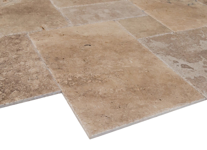 Antique Pattern Travertine Flooring Tiles 4