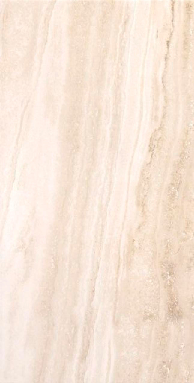 Travertino Navona Bianco 12x24 Polished Travertine Look Porcelain Tile 1