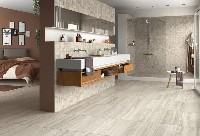 Flow Ice 12x24 Stone Look Porcelain Tile 3