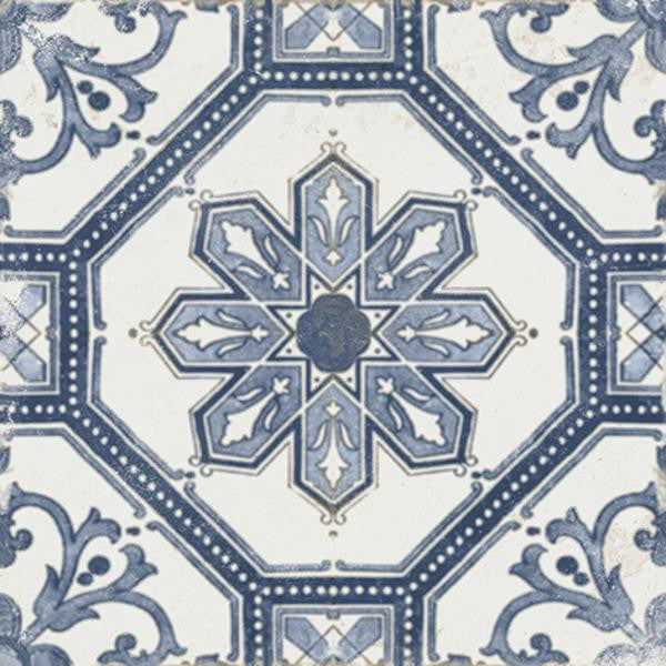 Vintage Dec 8 8x8 Patterned Porcelain Tile