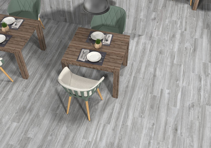 Walkyria Pearl 8x48 Wood Look Porcelain Plank Tile 2