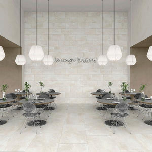 Iroc White 12x24 Porcelain Floor Tile