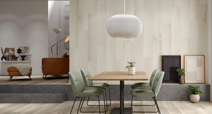 Civic InOut White 6x36 Porcelain Plank Tile 2