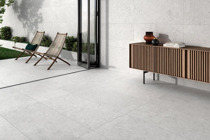 Caliope InOut White 24x24 Matte Porcelain Tile 2