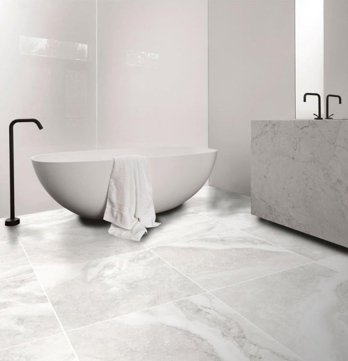 Izmir Lt Grey Polished 24x24 Porcelain Tile 2
