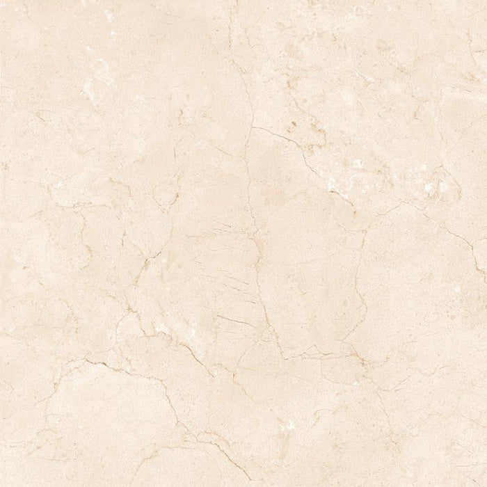 Marfil Crema 24x24 Polished Marble Look Porcelain Tile 3