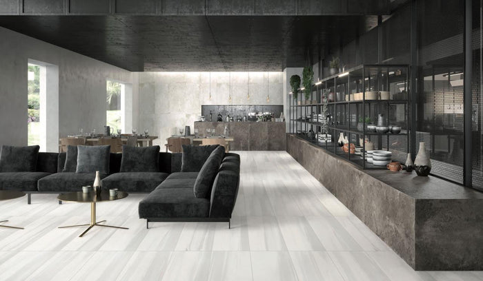 Nova White 12x24 Matte Porcelain Tile 2