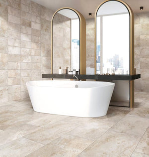 Heritage Ivory 16x24 Matte Porcelain Tile