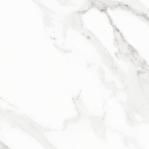 Carrara White 13x13 Matte Marble Look Porcelain Tile