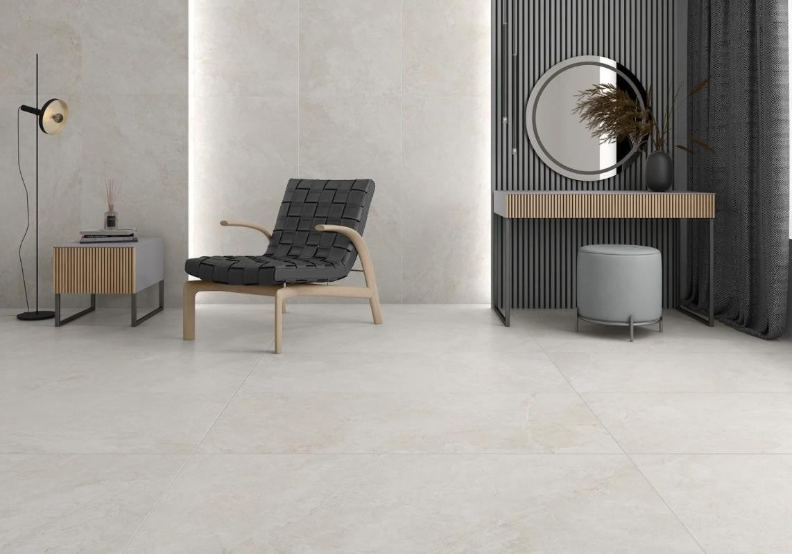 Mylos Bone 24x24 Stone Look Porcelain Tile
