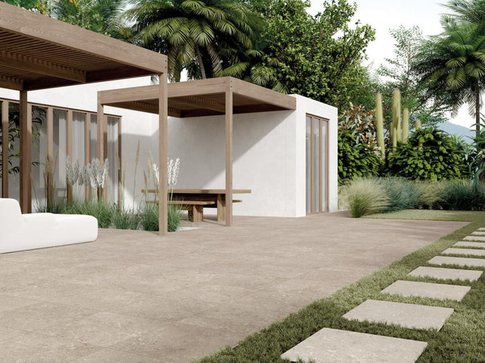 Shellstone Beige R11 12x24 Stone Look Porcelain Tile 2