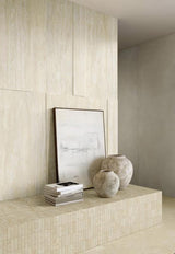 I Travertino Beige Cross Cut 24x24 Travertine Look Porcelain Tile