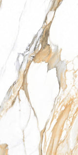 Marmo Vivo Beige 24x48 Polished Marble Look Porcelain Tile
