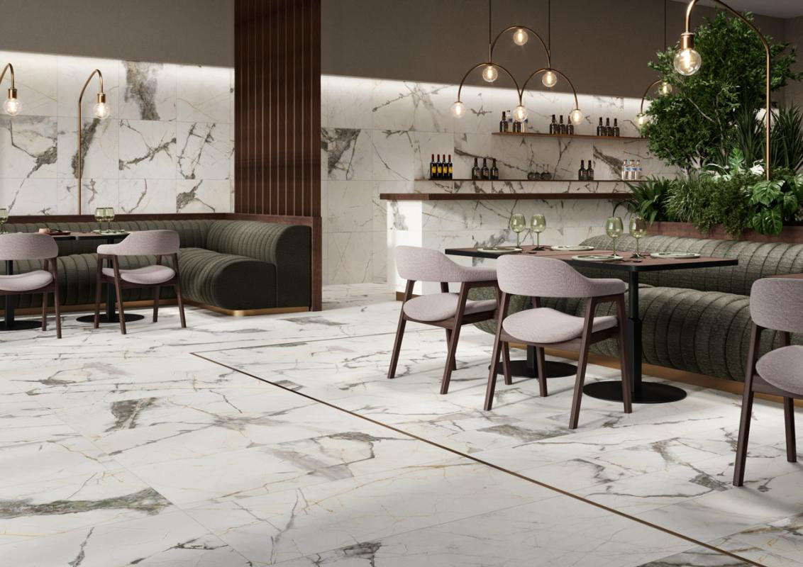 Pietra Marme de Milano 24x48 Marble Look Porcelain Tile