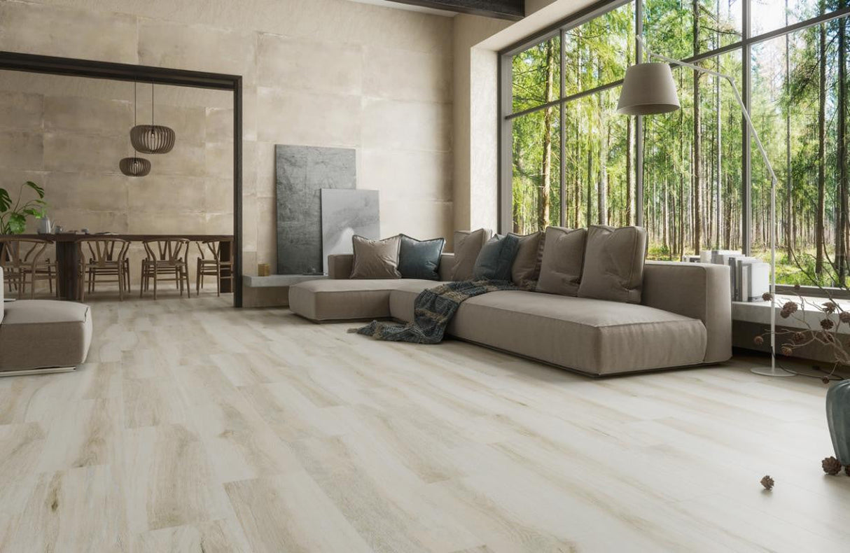 Louvre Cenere 10x40 Light Oak Look Porcelain Plank Tile