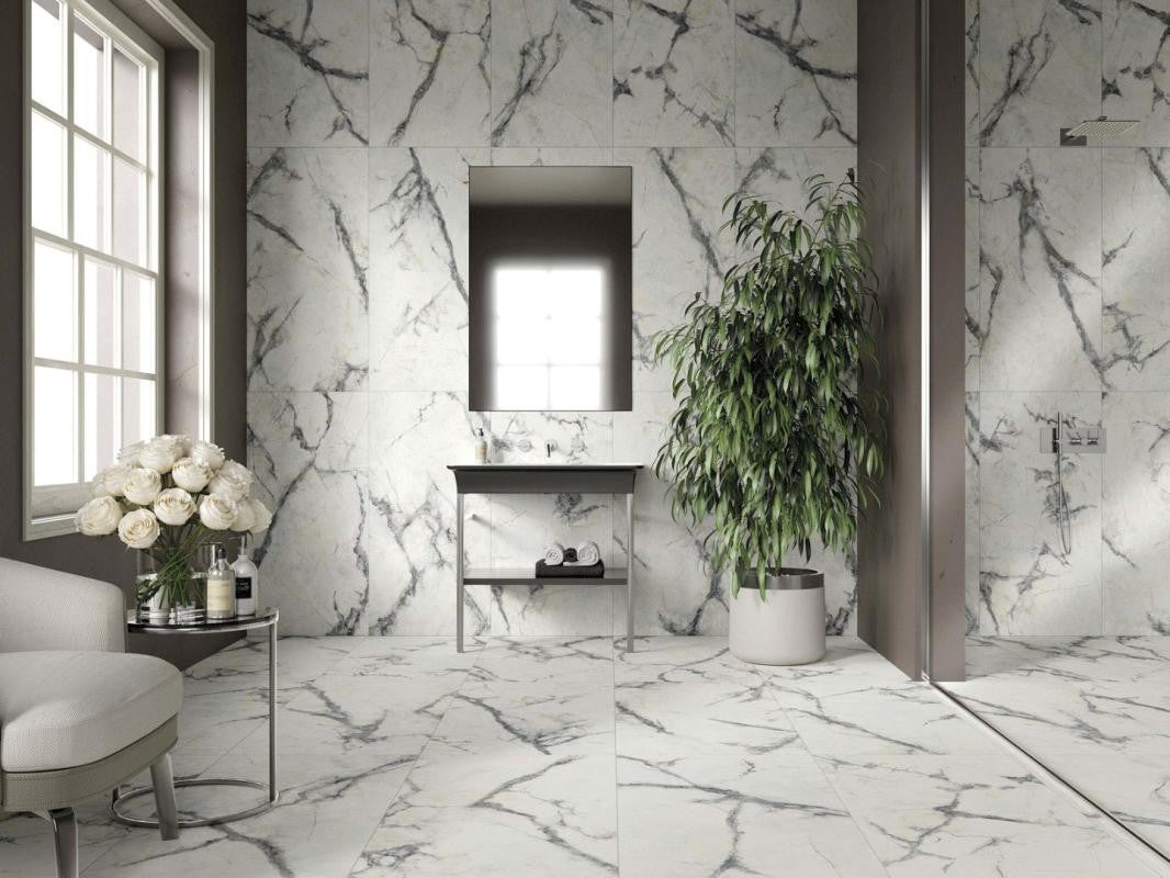 Charme Invisible Grey 12x24 Matte Porcelain Tile