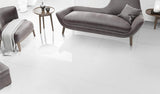 Alpine White III 12x24 Polished Porcelain Floor Tile