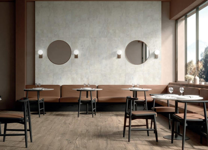 Sanctuary White 24x48 Marble Look Porcelain Tile 3