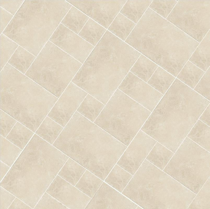 Provence White Modular Pattern Porcelain Floor Tile
