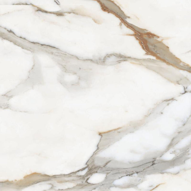 Prestige Calacatta 36x36 Marble Look Porcelain Tile