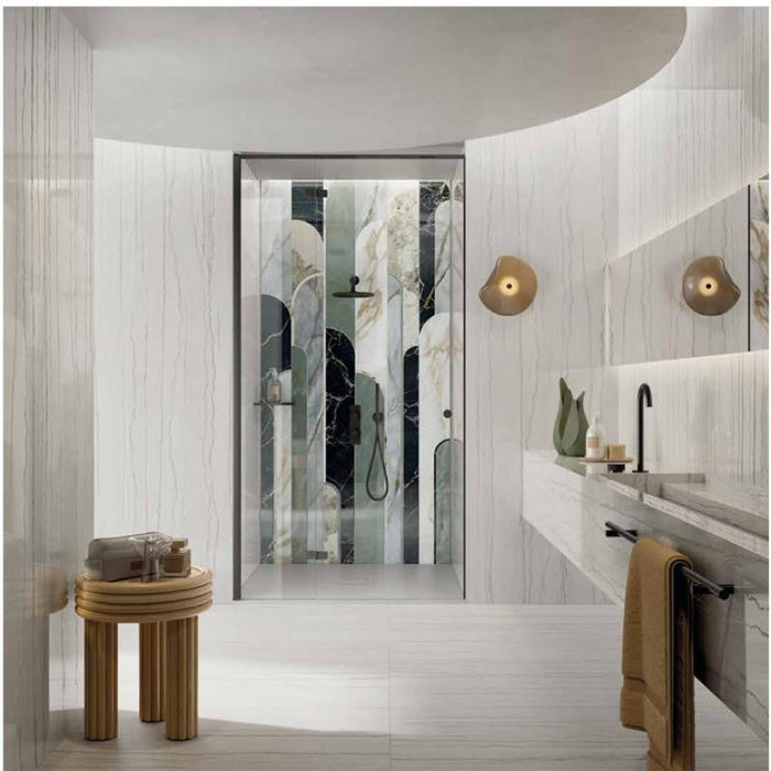 Sensi Nuance White Macaubas 24x48 Quartzite Look Porcelain Tile 5