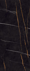 Sahara Noir Polished 24x48 Marble Look Porcelain Tile