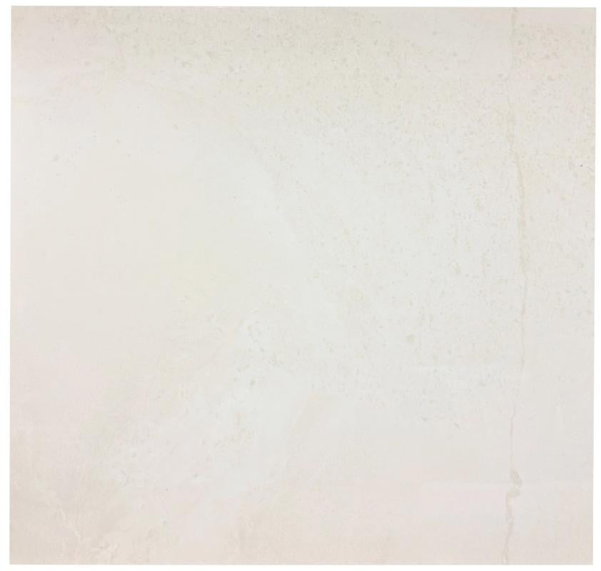 Launton Luster White Polished 24x24 Stone Look Porcelain Tile