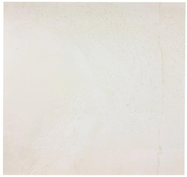 Launton Luster White Polished 24x24 Stone Look Porcelain Tile