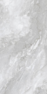 Monsoon Grey 24x48 Polished Marble Look Porcelain Tile